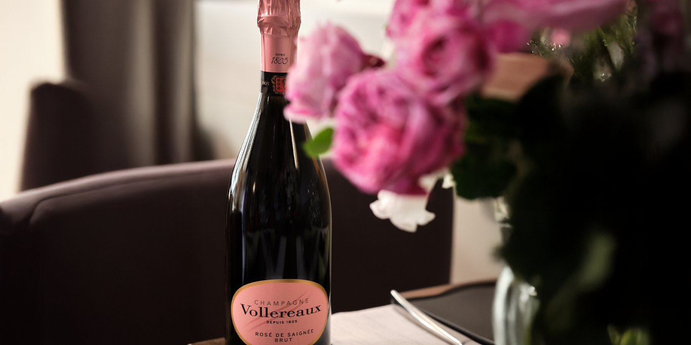 Vollereaux Rosé de Saignée Brut champagne